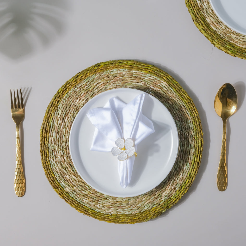 Round Sabai Trivet Green Nestasia