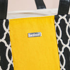 Canvas Cotton Tote Bag Yellow Large 17 X 12 Inch Nestasia