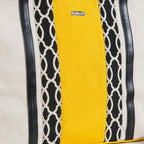 Canvas Cotton Tote Bag Yellow Large 17 X 12 Inch Nestasia
