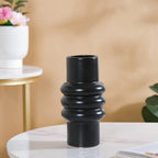 Modern Luxe Tall Tube Vase Black Nestasia