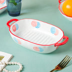 Colorful Bbq Grill Plate Nestasia