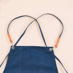 Denim Apron for Men Tan Brown Nestasia