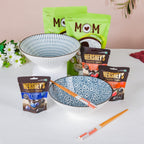 Meraki Noodle Bowl And Chopstick Gift Hamper Set Of 9 Nestasia