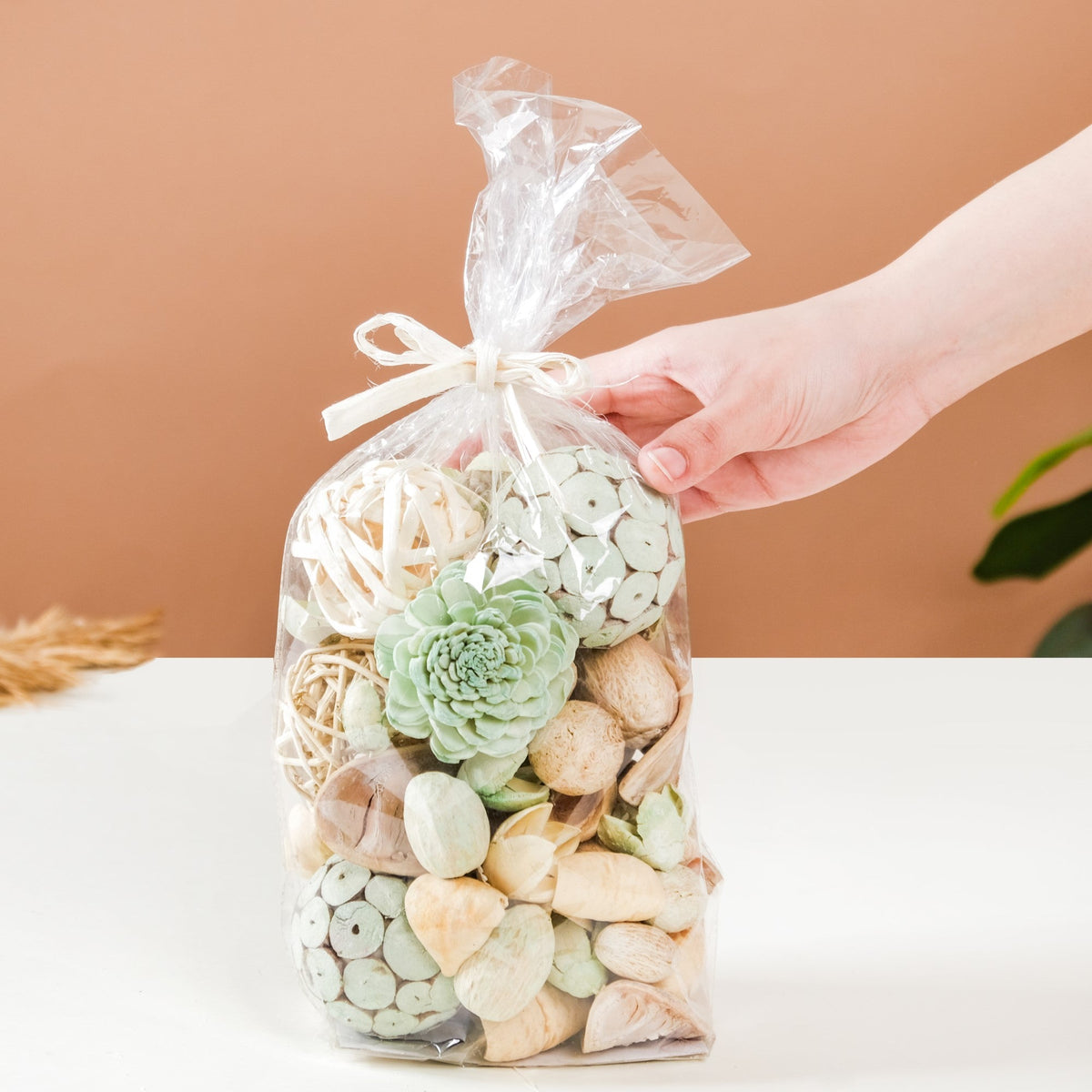 Organic Dried Flower Potpourri Green Nestasia