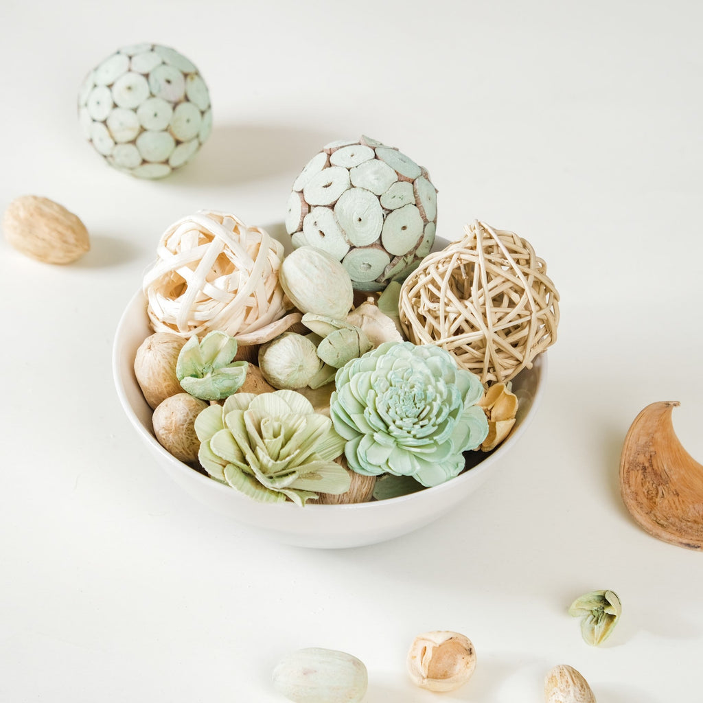 Organic Dried Flower Potpourri Green Nestasia