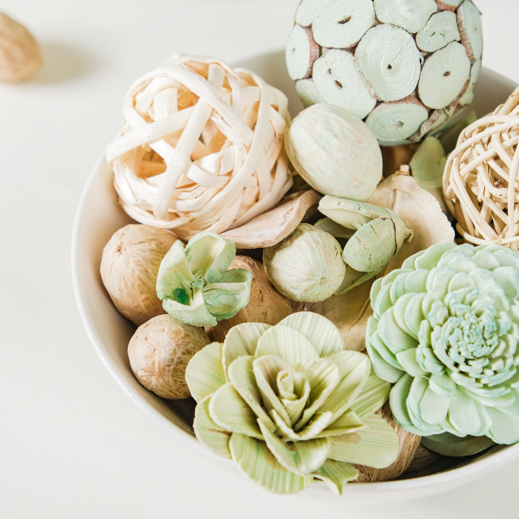 Organic Dried Flower Potpourri Green Nestasia