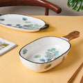 Leaf Ceramic Pasta Bowl Nestasia