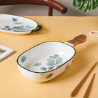 Leaf Ceramic Pasta Bowl Nestasia