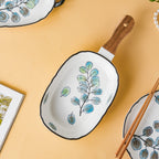 Leaf Ceramic Pasta Bowl Nestasia