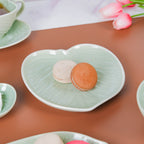 Taro Leaf Small Snack Plate 7 Inch Nestasia