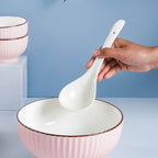Pink Blossom 18 Piece Pasta Set For 4 Nestasia