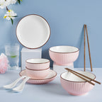 Rosy 10 Piece Soup Snack Set for 2 Nestasia