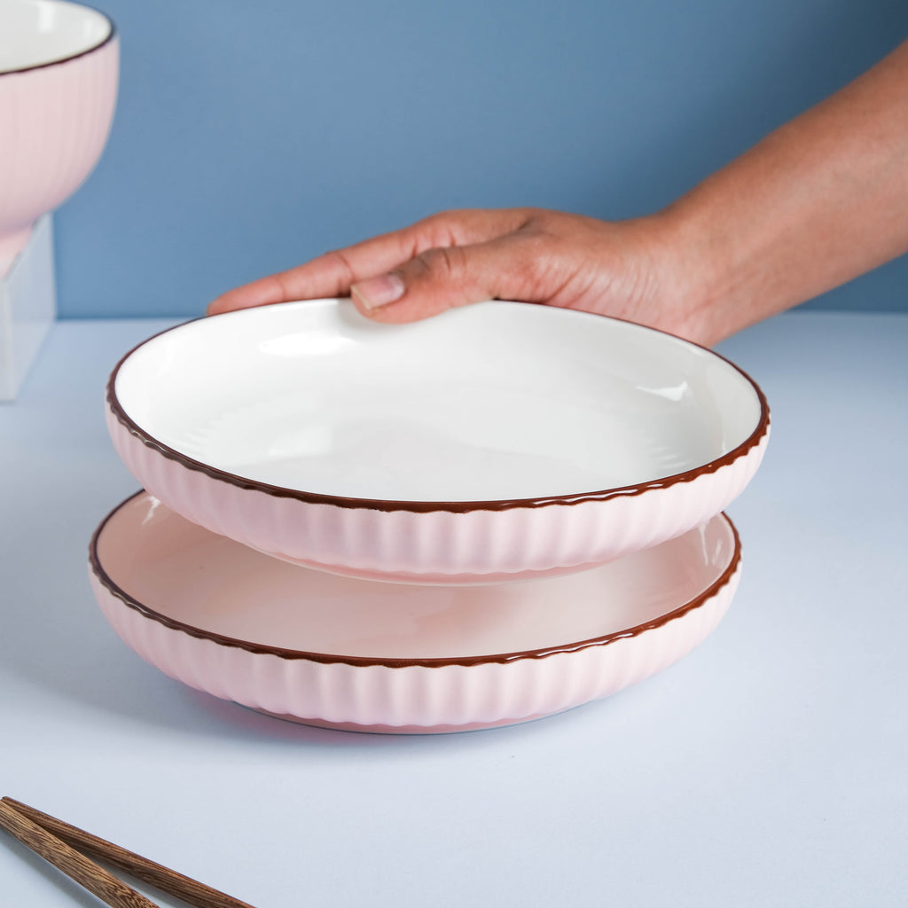 Rosy 10 Piece Soup Snack Set for 2 Nestasia