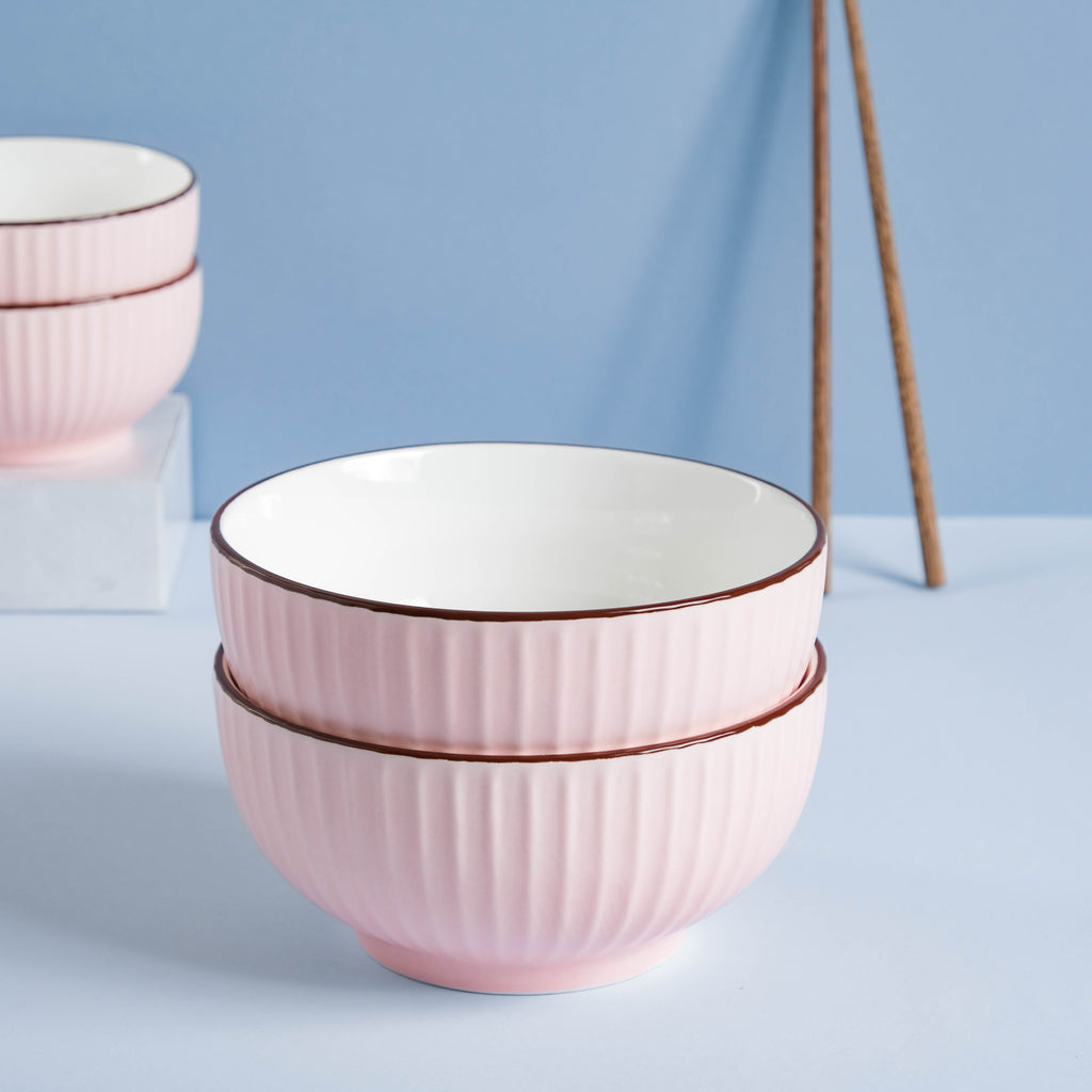 Rosy 10 Piece Soup Snack Set for 2 Nestasia