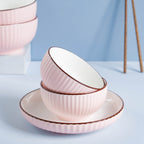 Rosy 10 Piece Soup Snack Set for 2 Nestasia