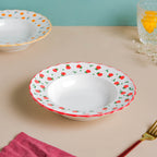 Ziba Floret Pasta Plate Red Nestasia