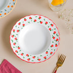 Ziba Floret Pasta Plate Red Nestasia