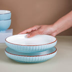 Azure 18 Piece Soup Salad Set For 4 Nestasia