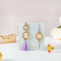 Handmade Eco Friendly Rakhi Gift Set Of 3 Nestasia