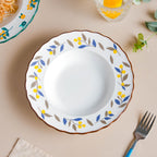 Laurel Blue and Poppy Yellow Pasta Plate Nestasia