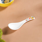 Spring Floral Ceramic Soup Spoon Nestasia