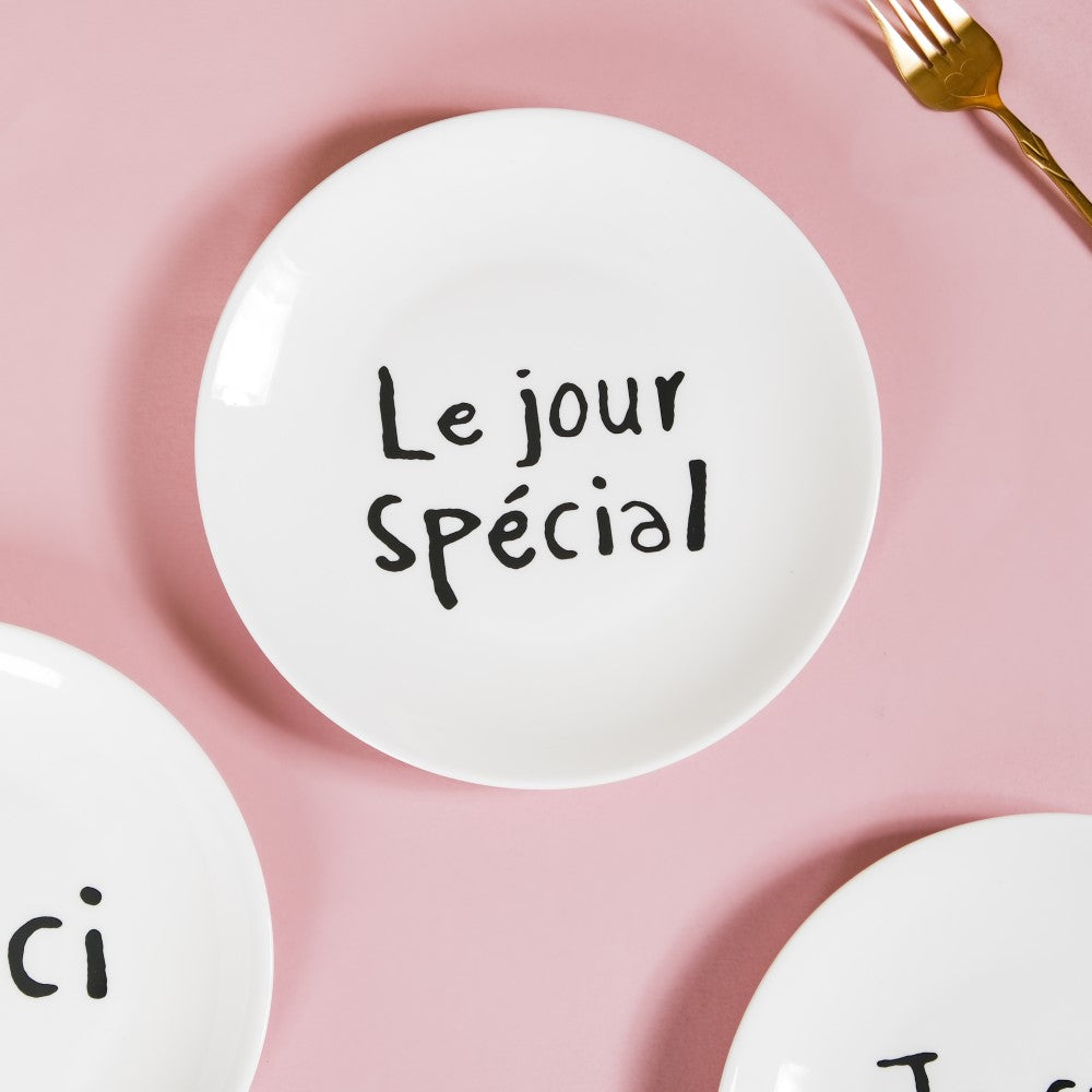 French Plates Set of 4 Nestasia