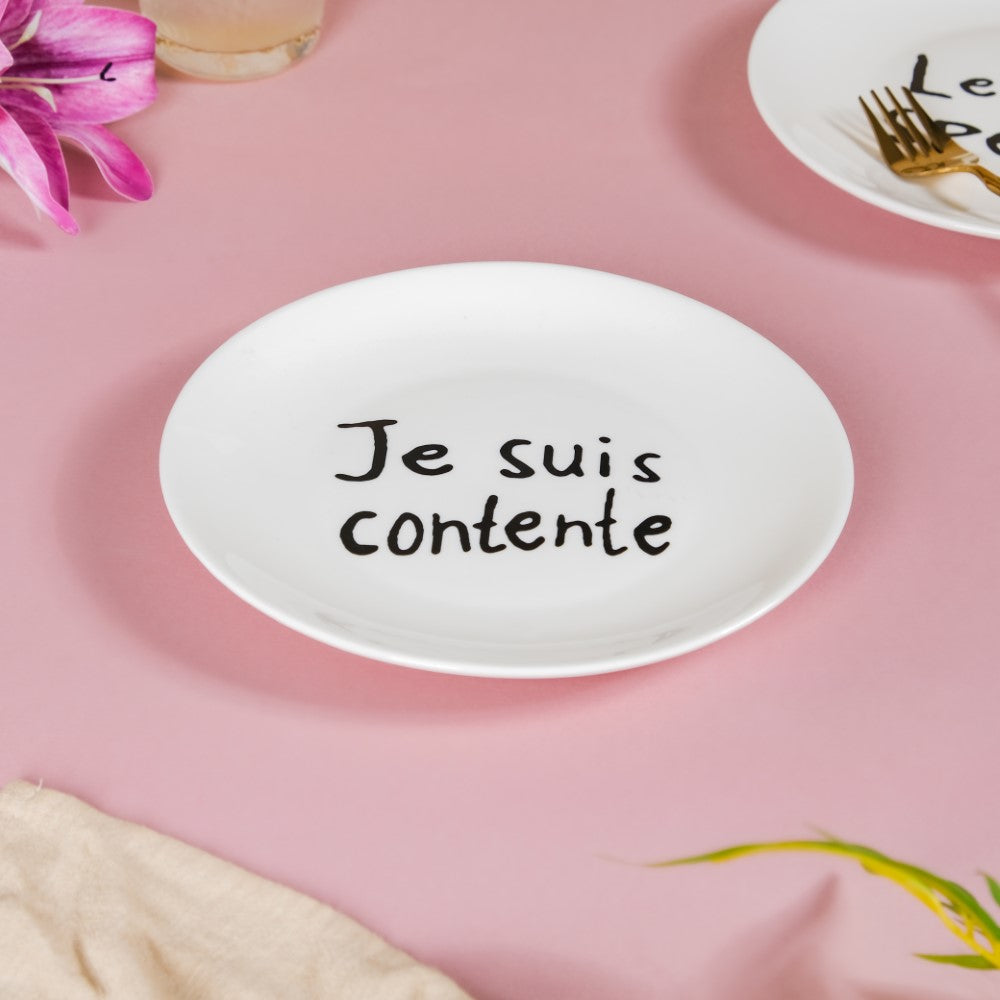 French Plates Set of 4 Nestasia
