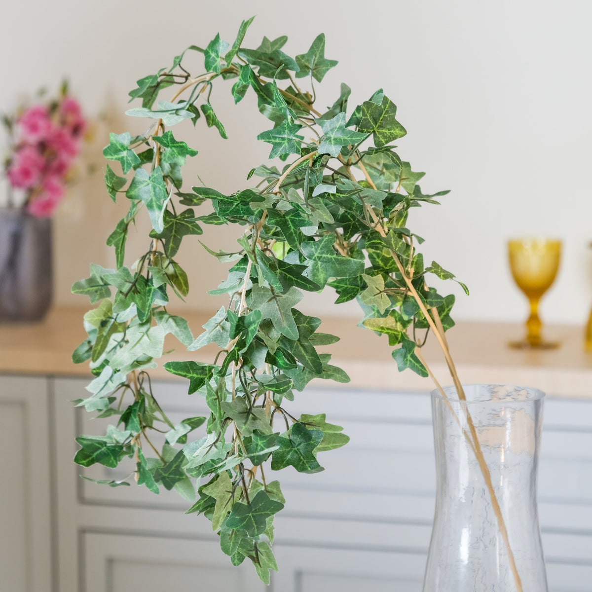 Artificial Green Leaf Stem Nestasia