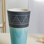 Blue Contemporary Vase Nestasia