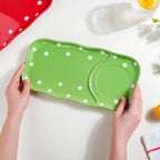 Dots Soup Plate Green Nestasia