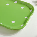 Dots Soup Plate Green Nestasia
