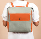 2-In-1 Convertible Tote Bag And Backpack Nestasia