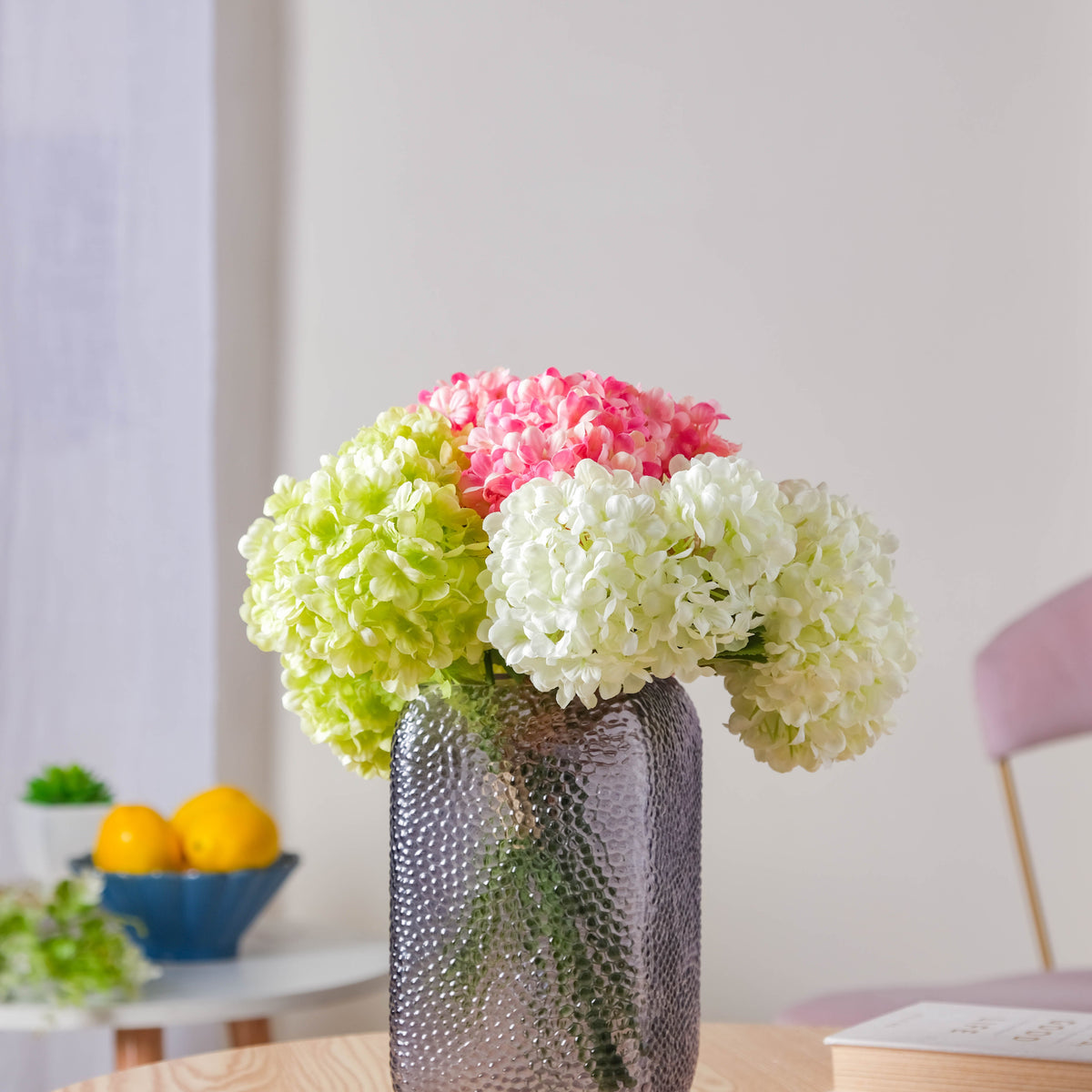 Faux Hydrangea Stem Nestasia