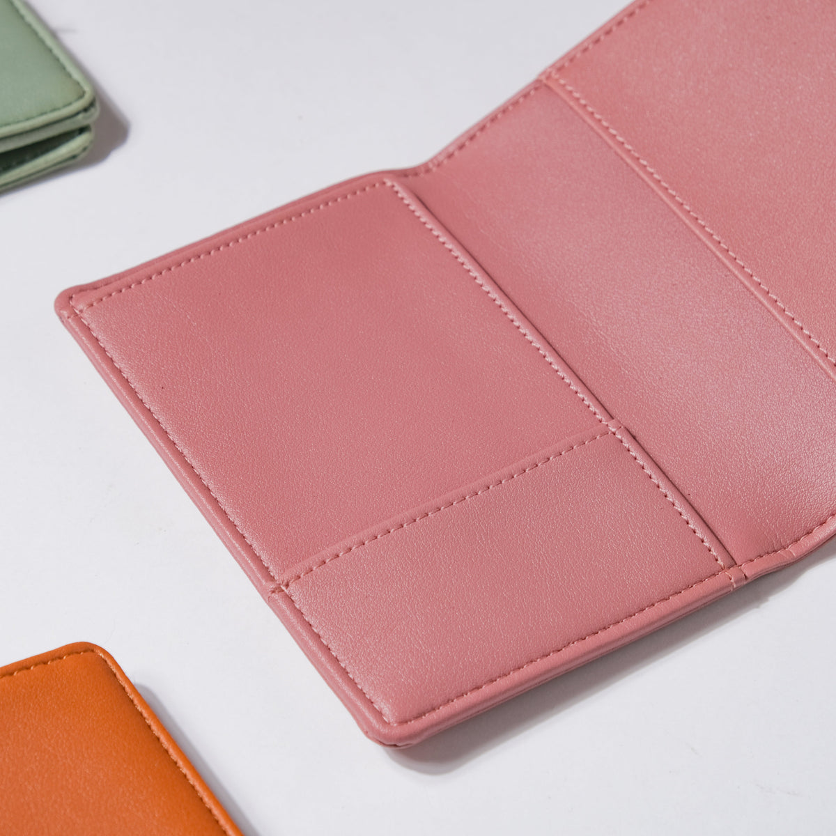 Cactus Two Fold Passport Cover Pink Nestasia
