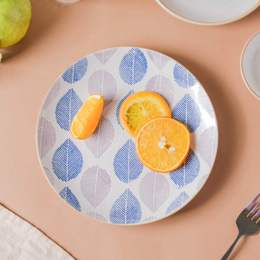 House of Eden Appetizer Plate Blue And White 8 Inch Nestasia