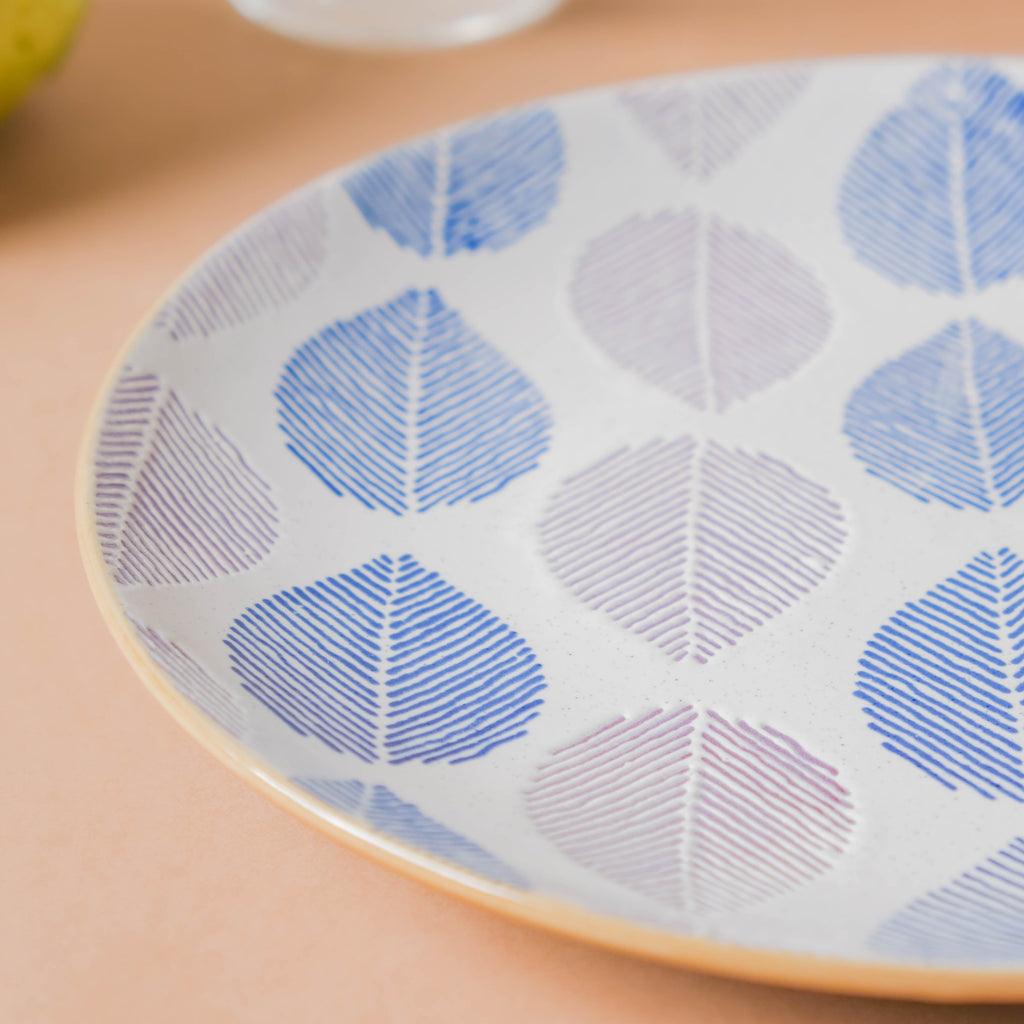 House of Eden Appetizer Plate Blue And White 8 Inch Nestasia