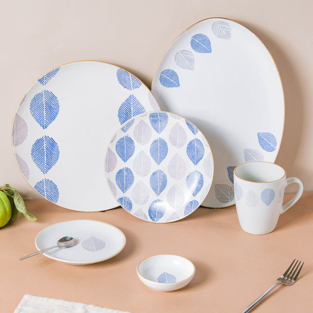House of Eden Appetizer Plate Blue And White 8 Inch Nestasia