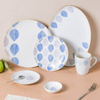 House of Eden Appetizer Plate Blue And White 8 Inch Nestasia