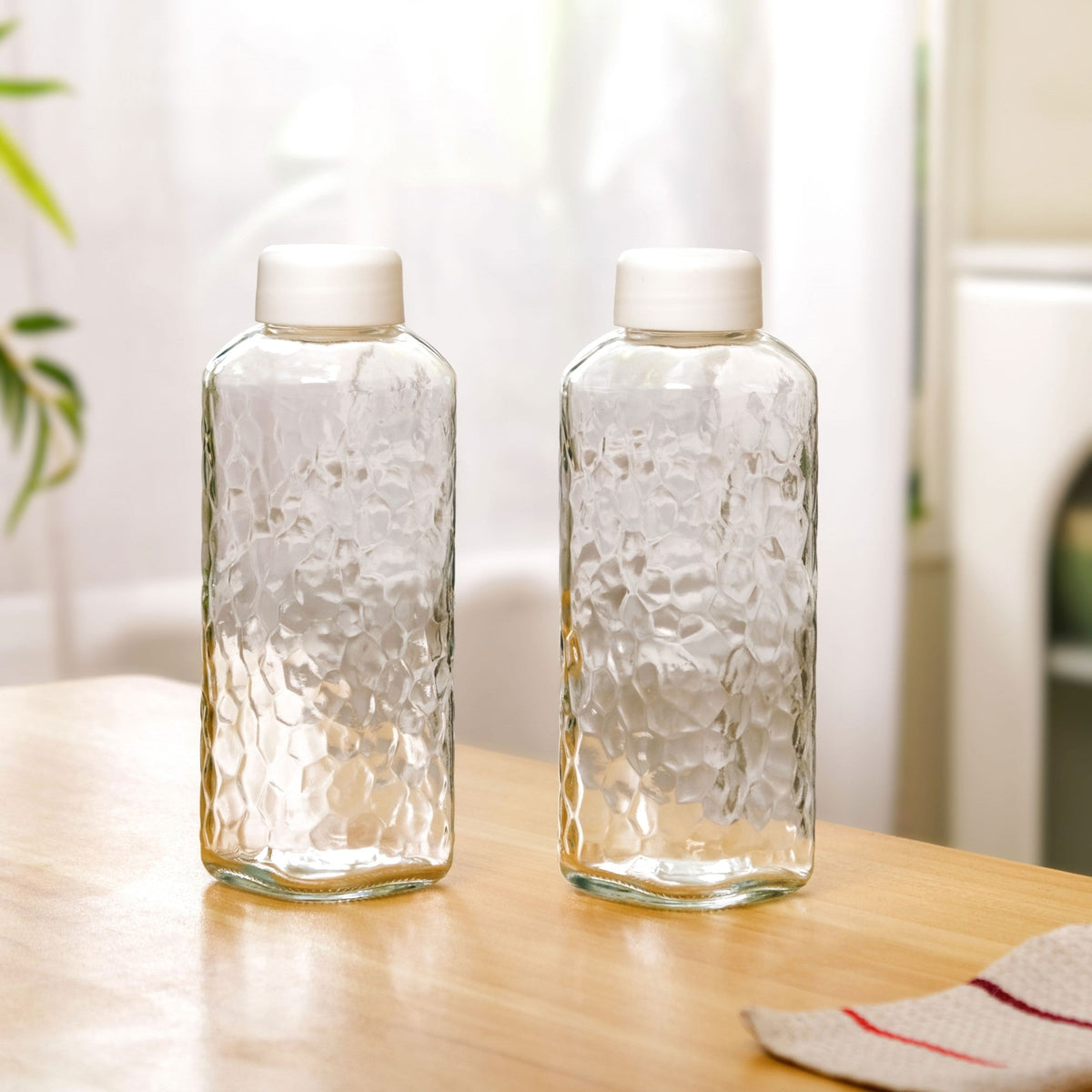 Glass Bottle Set Of 2 720ml Nestasia