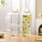 Everyday Transparent Glass Bottle Set Of 2 980ml Nestasia