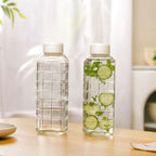 Everyday Transparent Glass Bottle Set Of 2 720ml Nestasia