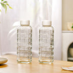 Everyday Transparent Glass Bottle Set Of 2 720ml Nestasia