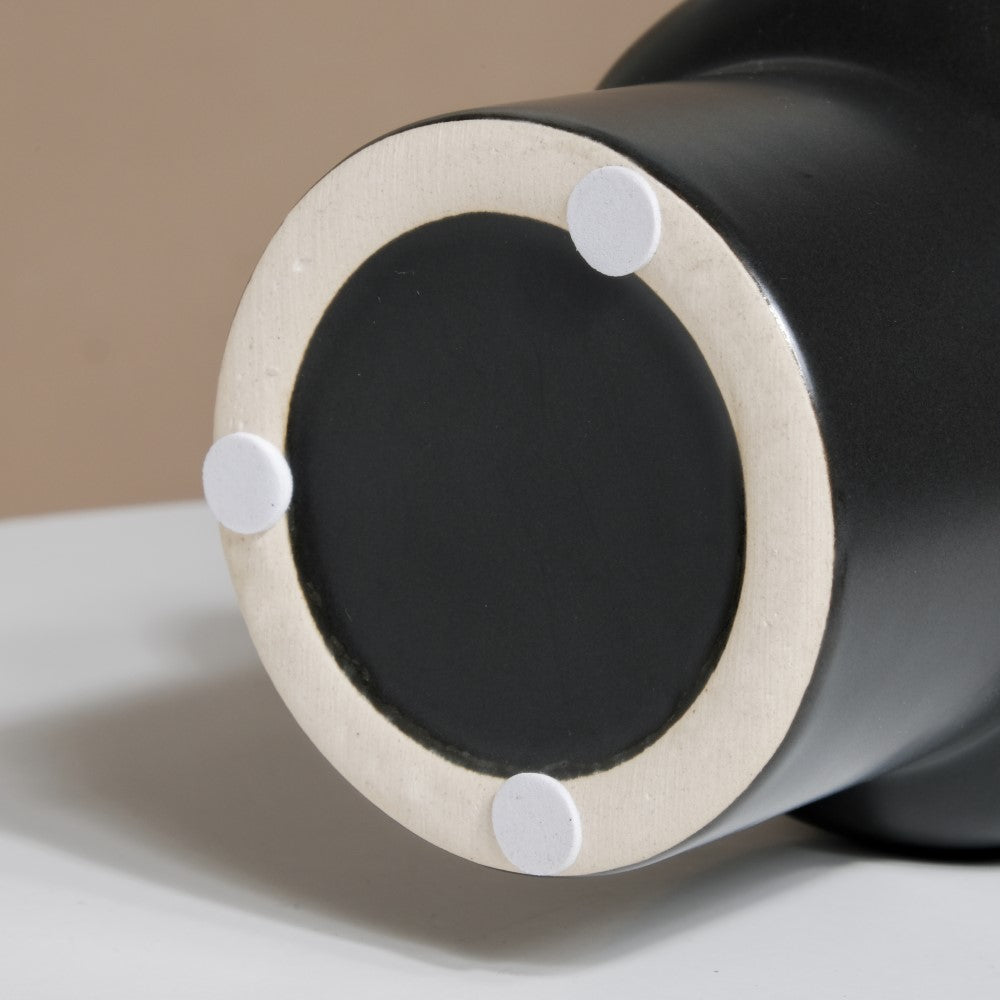 Modern Luxe Tall Tube Vase Black Nestasia