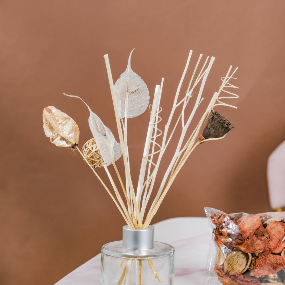 Sweet Vanilla Bouquet Reed Diffuser Gift Set Of 3 Nestasia