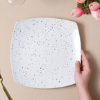 Aylin White Textured Dinner Plate 10.5 Inch Nestasia