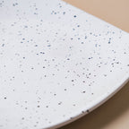 Aylin White Textured Dinner Plate 10.5 Inch Nestasia