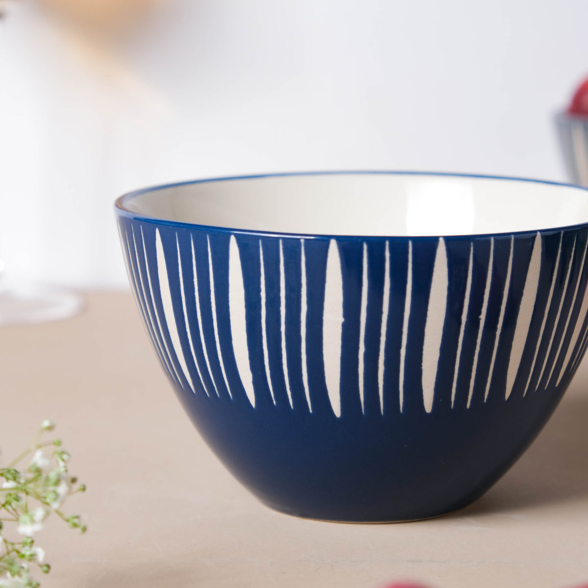 Celeste Azure Blue Bowl 550ml Nestasia