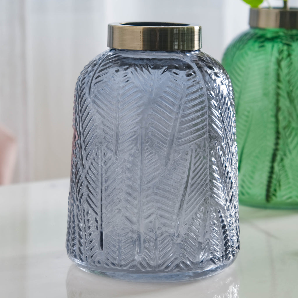 Large Bottle Glass Vase Nestasia