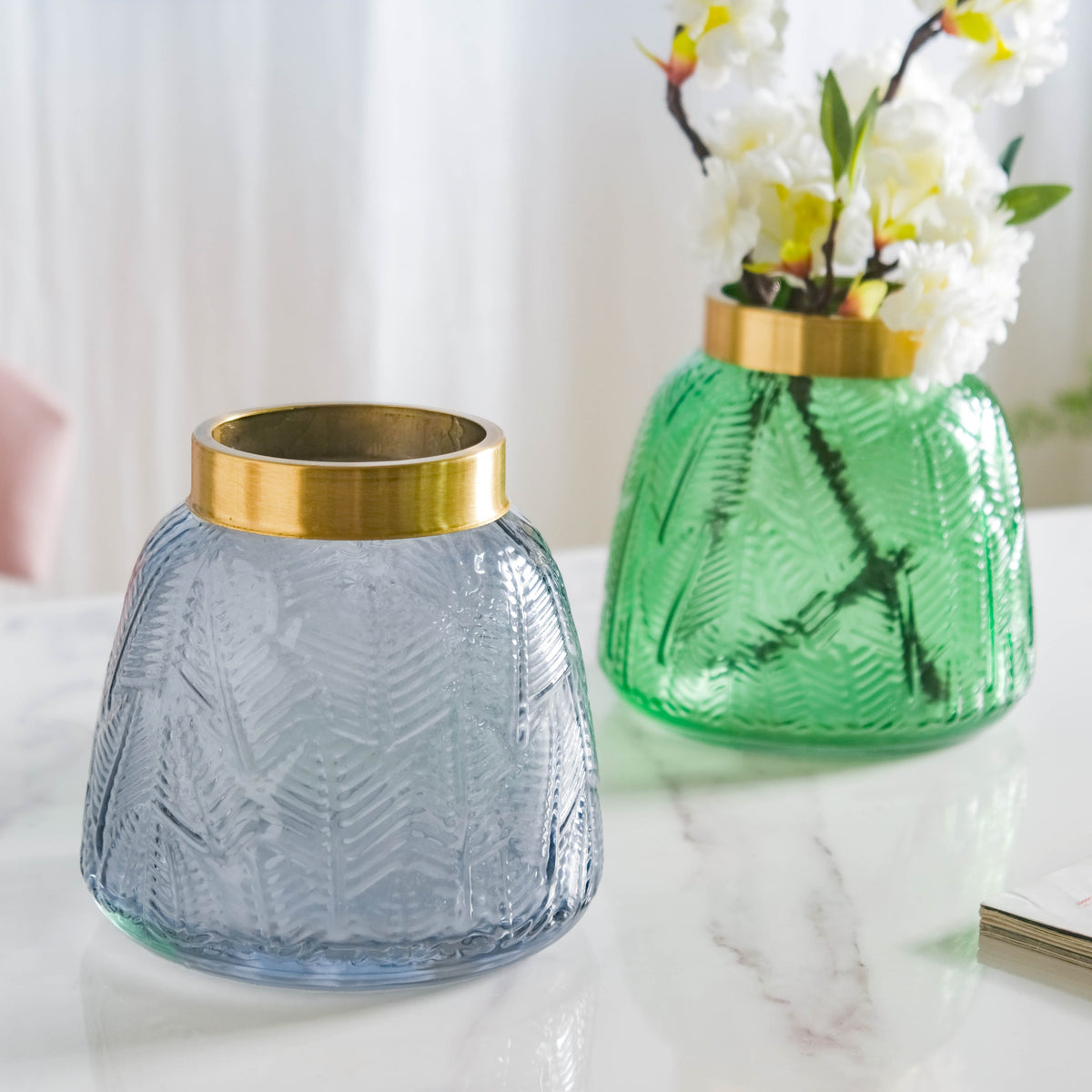 Small Bottle Glass Vase Nestasia