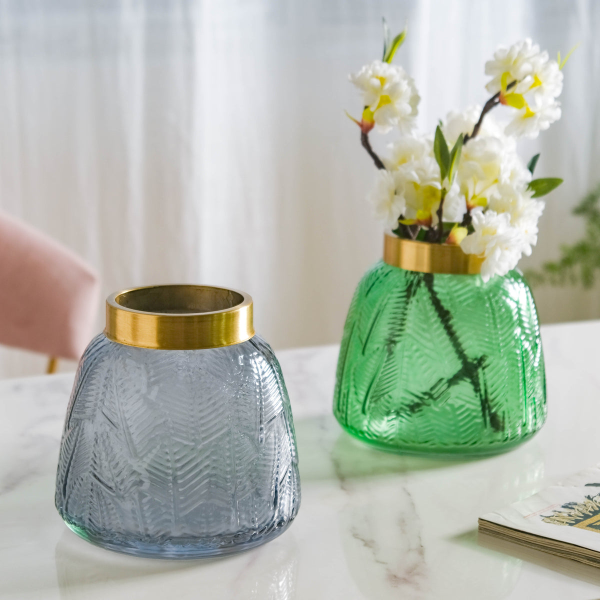 Small Bottle Glass Vase Nestasia